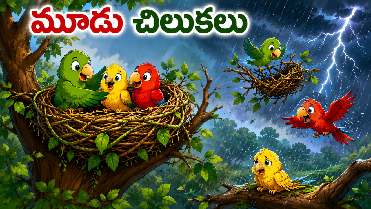 Moral Story: మూడు చిలుకలు కథ.. కష్టపడి చేసే పనికి ఫలితం ఉంటుంది
