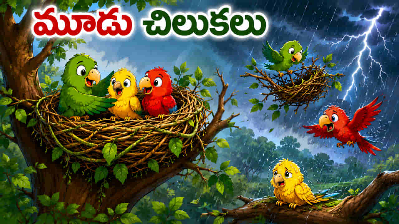 Moral Story: మూడు చిలుకలు కథ.. కష్టపడి చేసే పనికి ఫలితం ఉంటుంది