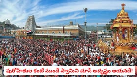 పురోహితుల కంటే ముందే స్వామిని చూసే అదృష్టం ఆయనదే!