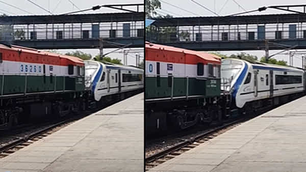 Viral Video: వందే భారత్ను లాగిన పాత డీజిల్ ఇంజన్..ఓల్డ్ ఈజ్ గోల్డ్ అంటూ నెటిజన్ల రియాక్షన్ చూడాలి