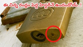 తాళంకప్ప కింద ఈ చిన్న రంధ్రం ఎందుకు ఉంటుందో తెలుసా?