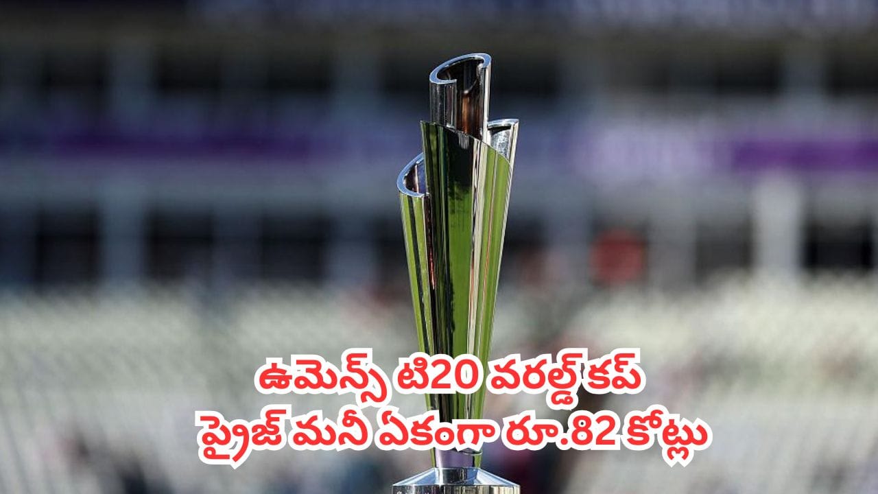 Womens T20 World Cup 2026 : గతేడాది కంటే 10% పెరిగిన బహుమతి మొత్తం.. వరల్డ్ కప్ గెలిస్తే ఎన్ని కోట్లు వస్తుందో తెలుసా ?