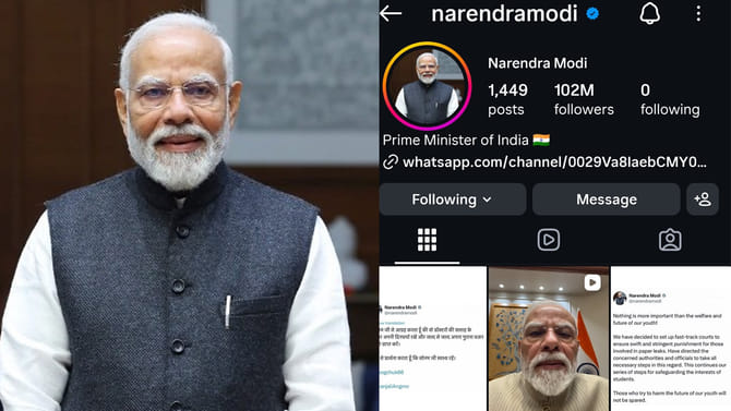 ఇన్‌స్టాగ్రామ్‌లో మోదీ సునామీ.. 12 గంటల్లోనే మిలియన్ ఫాలోవర్స్..
