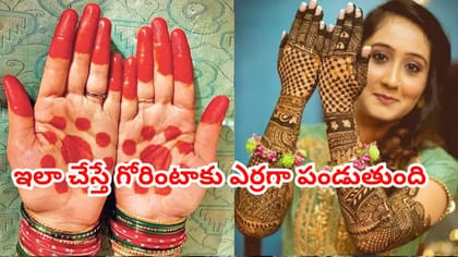 గోరింటాకు ఎర్రగా పండాలంటే ఈ టిప్స్ పాటించండి చాలు..