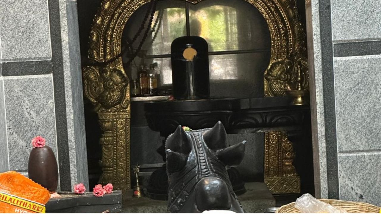 Abhishekam At The Chilluru Shiva Temple (1)