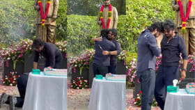 తండ్రి కాళ్లు మొక్కి ఎమోషనల్ అయిన అక్కినేని అఖిల్