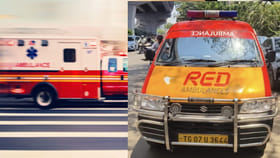 సైరన్ వేసుకుని స్పీడ్‌‌గా వెళ్తున్న అంబులెన్స్.. ఆపి చూస్తే..!