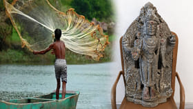 మత్స్యకారుల వలకు చిక్కిన ఊహించని అద్భుతం.. బండరాయి అనుకొని..