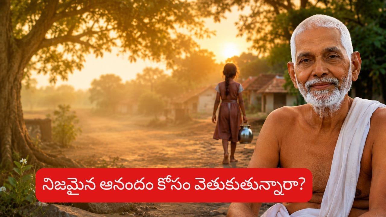 నిజమైన ఆనందం ఎక్కడ ఉంది..? రమణ మహర్షి చెప్పిన అద్భుత సత్యం!