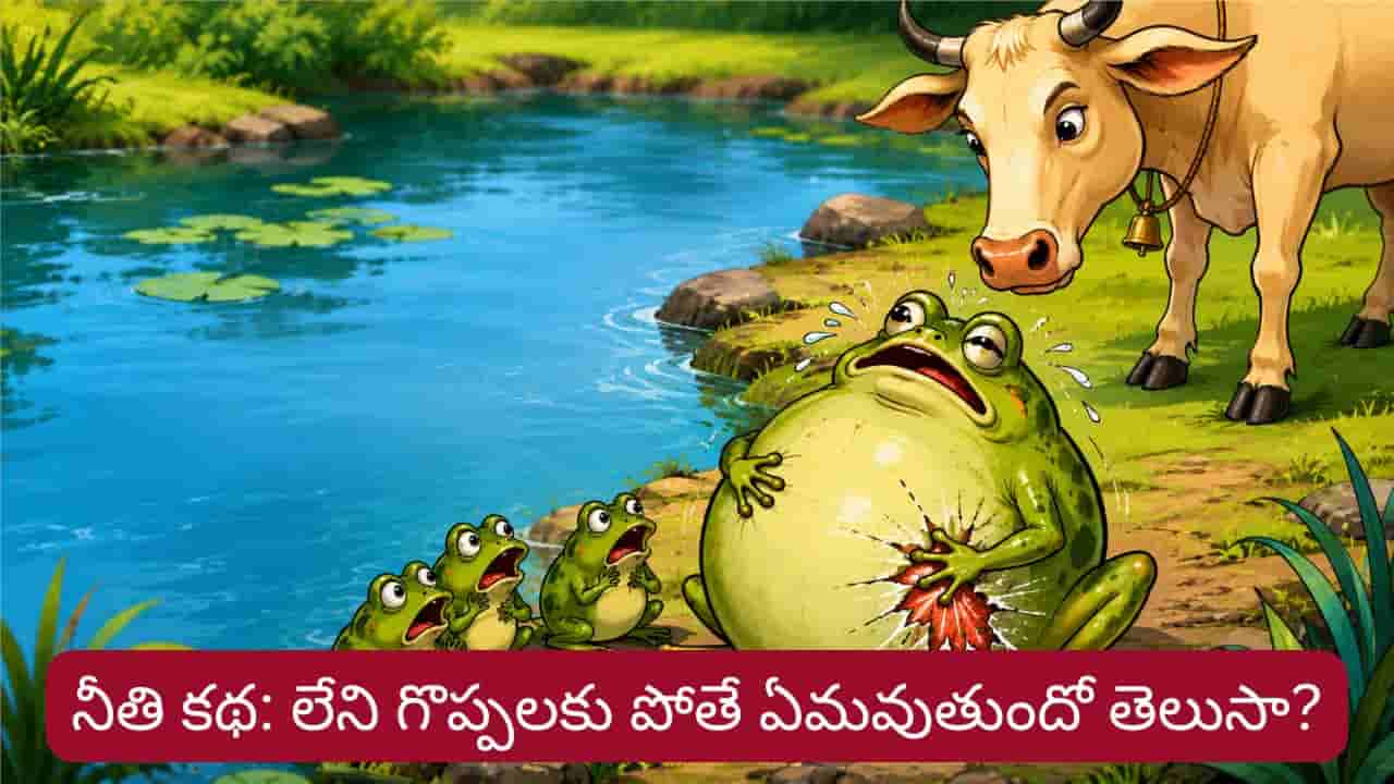 Moral Story: బడాయి కప్ప కథ.. ఇతరులతో పోల్చుకోవడం ప్రమాదకరం..!