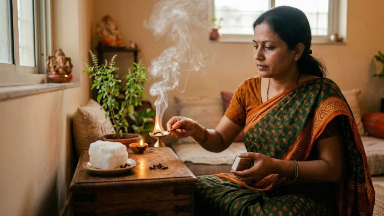 మంగళవారం, శనివారం: కర్పూరంతో లవంగాలు:
మంగళవారం, శనివారం రోజులు శక్తి, ధైర్యం, రక్షణకు సంబంధించినవిగా భావిస్తారు. ఈ రెండు రోజుల్లో కర్పూరంతో పాటు రెండు లేదా మూడు లవంగాలను వెలిగించడం శుభప్రదమని వాస్తు శాస్త్రం సూచిస్తుంది. ఇలా చేయడం వల్ల ఇంట్లోని ప్రతికూల శక్తులు తొలగి, ధైర్యం, ఆత్మవిశ్వాసం పెరగడంతో పాటు కుటుంబంలో ప్రశాంత వాతావరణం నెలకొంటుందని విశ్వసిస్తారు.