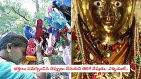 భక్తులు సమర్పించిన చెప్పులు వేసుకుని తిరిగే దేవుడు.. ఎక్కడంటే..
