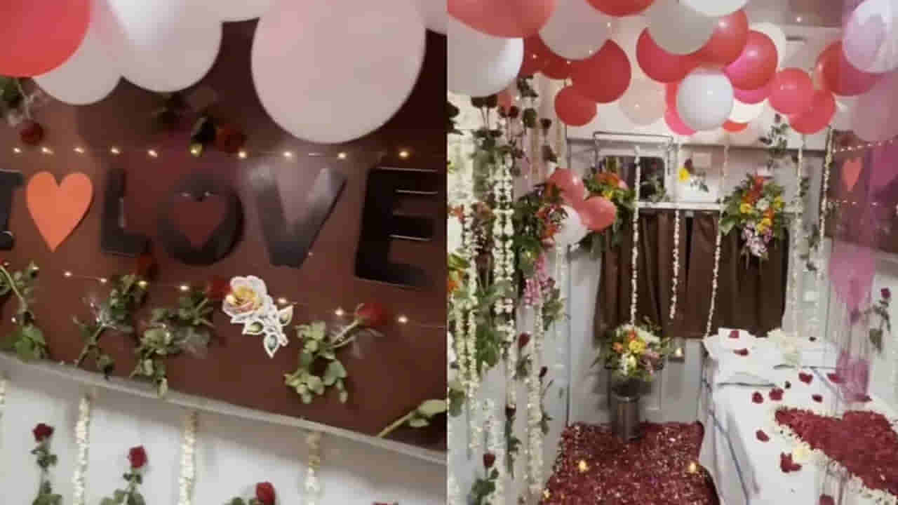 Video: ట్రైన్లో ఇవేం పనులు సామీ.. కొత్త జంట చేసిన పనికి అంతా అవాక్కు.. వీడియో చూడండి..