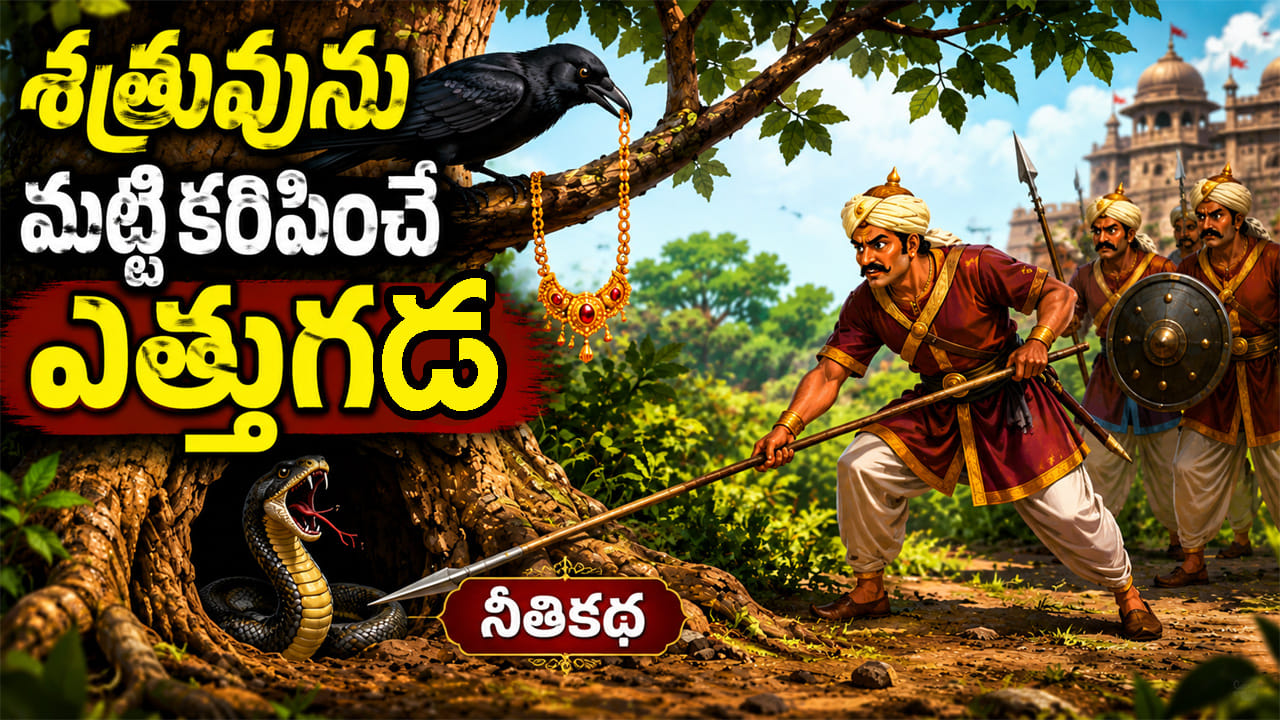 Moral Story: ఎత్తుకు పైఎత్తు వేసి శత్రువును గెలవాలి.. కాకి – పాము కథ