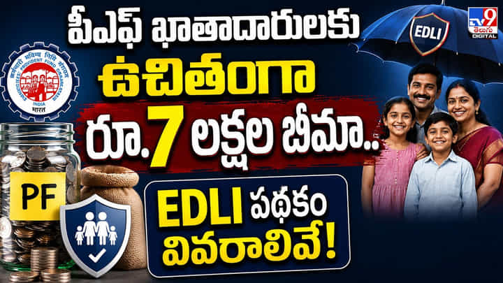 EDLI Scheme: పీఎఫ్ ఖాతాదారులకు ఉచితంగా రూ.7 లక్షల బీమా.. EDLI పథకం వివరాలివే! EDLI Scheme: పీఎఫ్ ఖాతాదారులకు ఉచితంగా రూ.7 లక్షల బీమా.. EDLI పథకం వివరాలివే!