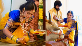 భర్తతో కలిసి కొత్తింట్లోకి సీరియల్ బ్యూటీ..