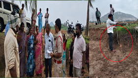 ఉపాధి పనులు చేస్తుండగా పేలుడు.. భయంతో కూలీల పరుగులు..!