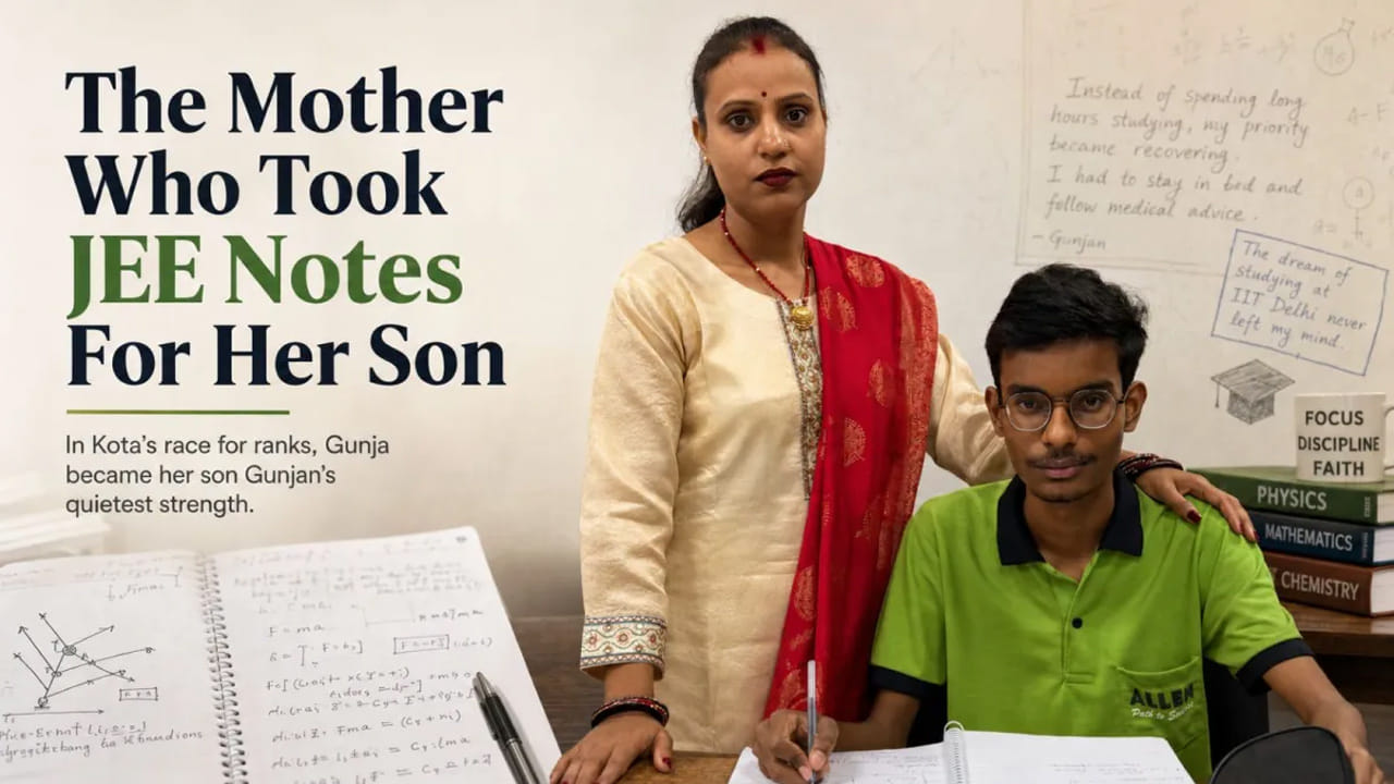 Inspirational Story: కొడుకు కోసం క్లాస్‌మేట్‌గా మారిన తల్లి.. JEEలో 91.8 పర్సెంటైల్‌తో IIT కల సాకారం