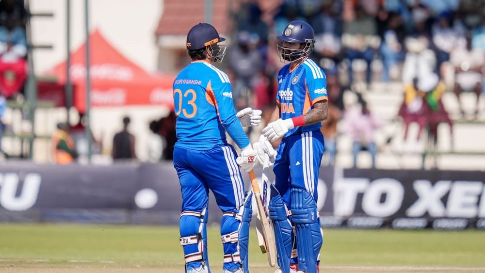 IND vs ZIM: హరారేలో చెలరేగిన వైభవ్.. జింబాబ్వే ముందు భారీ టార్గెట్..