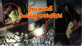 పట్టాలపై తాగుబోతు..చివరి నిమిషంలో చూసిన డ్రైవర్‌! ఆ తర్వాత