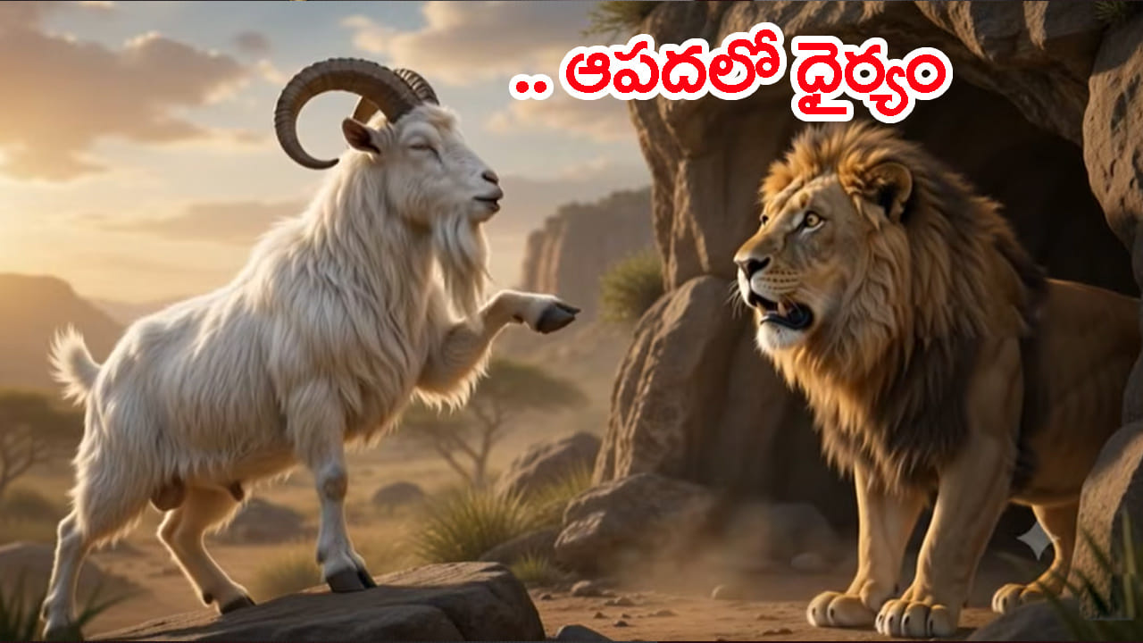 Moral Story: ఆపదలో భయాన్ని దాచడమే తెలివి.. మేకపోతు గాంభీర్యం కథ