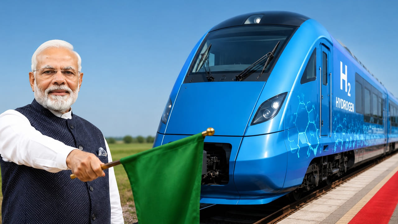 Hydrogen Train: దేశ చరిత్రలో సరికొత్త శకం.. తొలి హైడ్రోజన్ రైలు ప్రారంభం నేడే.. వావ్.. ఇన్ని ప్రత్యేకతలా..?