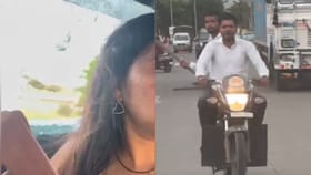 విహారయాత్రకు వచ్చిన ఫ్యామిలీపై పోకిరీల దాడి.. వీడియో వైరల్