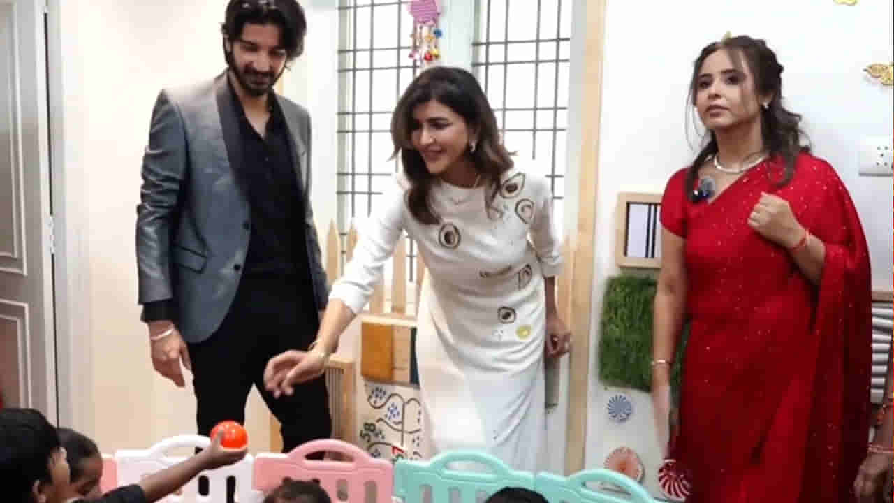 Manchu Lakshmi: మంచు లక్ష్మి చేతుల మీదుగా ప్రీ స్కూల్ ఓపెనింగ్.. చిన్నారులతో సరదాగా గడిపిన నటి.. వీడియో
