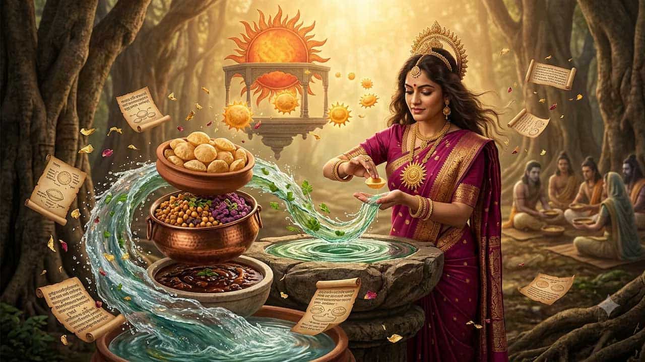 ఇక తన కోడలి సృజనాత్మకతకు ఫిదా అయిపోయిన కుంతి దేవి, ఆ వంటకానికి అమరత్వాన్ని ప్రసాదించిదంట. అందుకే వేల సంవత్సరాలు గడిచినా పానీ పూరి ప్రతి ఒక్కరికీ ఇష్టంగానే తింటారంట. అందుకే ఇది చాలా అద్భుతంగా, రుచికరంగా ఉంటుందట.