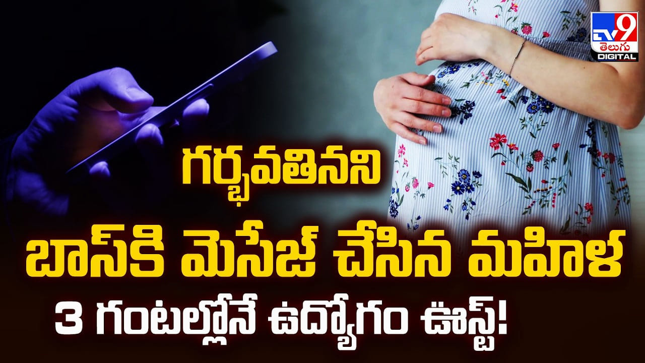 గర్భవతినని బాస్కి మెసేజ్ చేసిన మహిళ.. 3 గంటల్లోనే ఉద్యోగం ఊస్ట్! గర్భవతినని బాస్కి మెసేజ్ చేసిన మహిళ.. 3 గంటల్లోనే ఉద్యోగం ఊస్ట్!