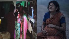 మొబైల్ టార్చ్ వెలుతురులో.. కారు చీకట్లో.. ఓ గర్భిణీ నరకయాతన!
