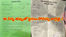 ప్రామిసరీ నోట్‌లో ఈ పొరపాటు భారీ నష్టానికి దారి తీయొచ్చు..
