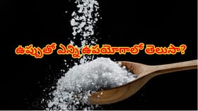 ఉప్పుతో ఇన్ని ఉపయోగాలా?ఇంతకాలం తెలియక వంటకాల్లో రుచికే అనుకున్నాం