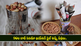 90ల నాటి సినిమా థియేటర్ స్టైల్ ఉప్పు పల్లీలు..