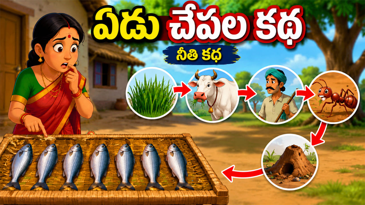 చిన్నప్పుడు గిలిగింతలు పెట్టిన 'ఏడు చేపల కథ'.. మీ పిల్లలకూ చెప్పండి