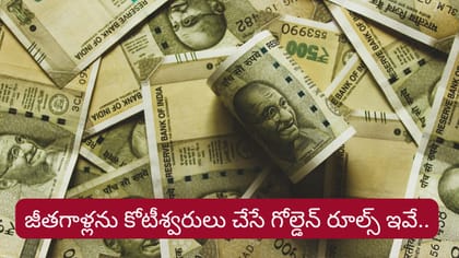 సామాన్య జీతగాళ్లను కోటీశ్వరులు చేసే గోల్డెన్ రూల్స్ ఇవే..