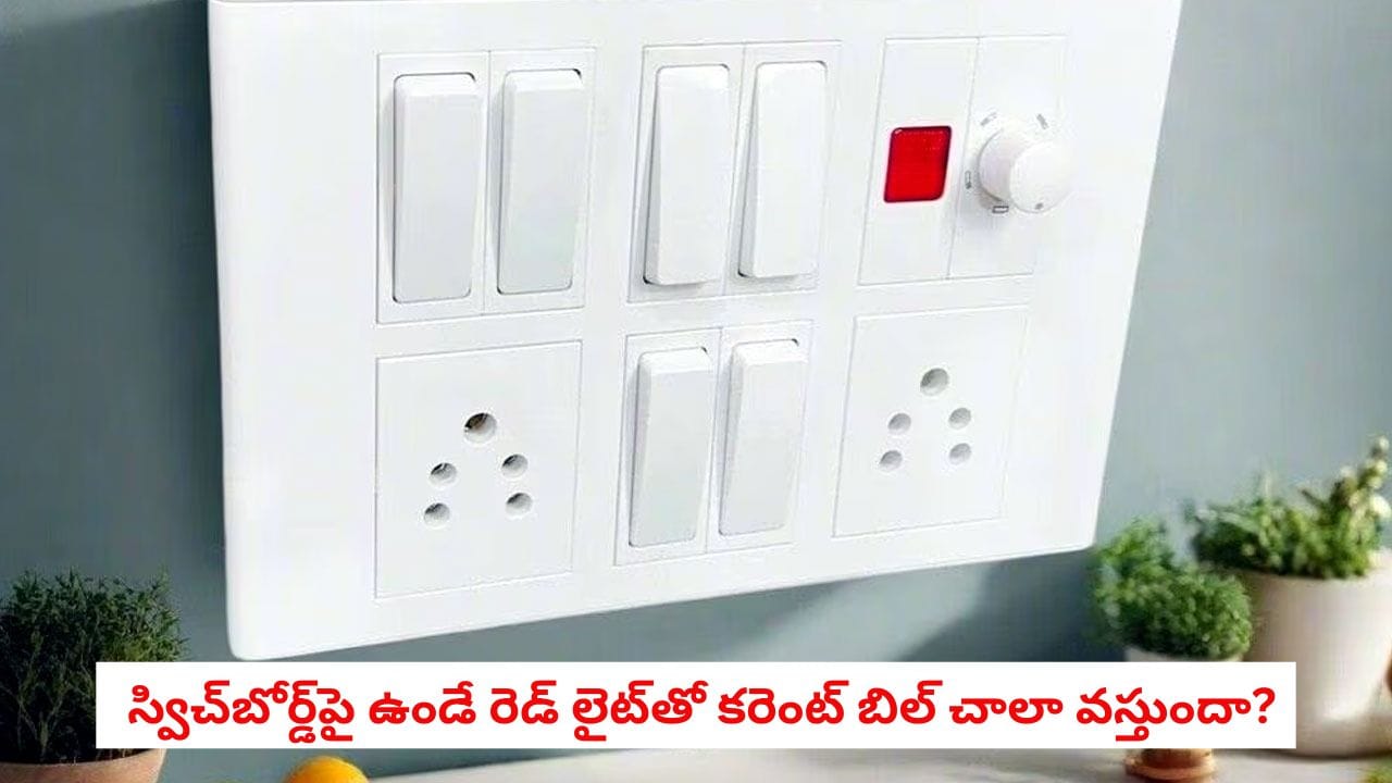 Switchboard Indicator: స్విచ్బోర్డ్పై ఉండే ఎర్రటి లైటుతో కరెంట్ బిల్లు పెరుగుతుందా? అసలు నిజం తెలిస్తే షాక్ అవుతారు!