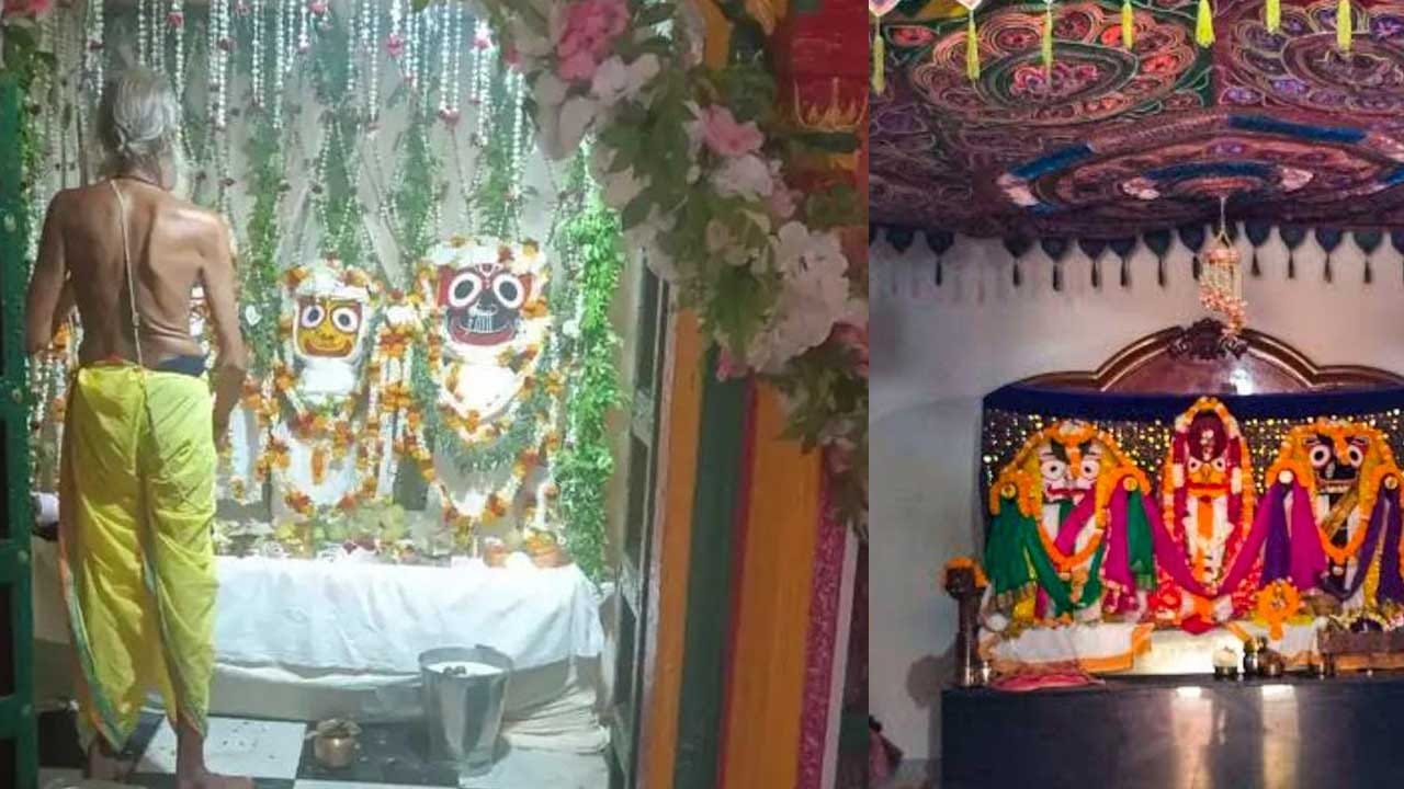 తూర్పుగోదావరి జిల్లా రాజమండ్రి దేవి చౌక్ లో  సంవత్సరం తర్వాత తొలి ఏకాదశి పర్వదినాన జగన్నాథ స్వామి ఆలయ తలుపులు తెరిచారు ఆలయ నిర్వహకులు. ప్రతి సంవత్సరం  తొలి ఏకాదశి సందర్భంగా ఆలయానికి వచ్చే భక్తులకు జగన్నాథ స్వామి దర్శనం కల్పిస్తారు.దీంతో పెద్ద ఎత్తున  క్యూలైన్లో బారులు తీరారు భక్తులు.
