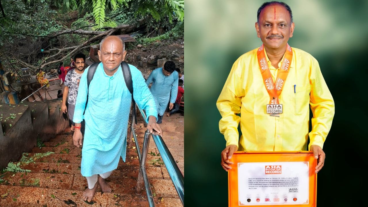 Tirumala: భక్తికి నిలువెత్తు నిదర్శనం.. 30 ఏళ్లలో ఈ భక్తుడు ఎన్ని సార్లు తిరుమల కొండెక్కాడంటే..