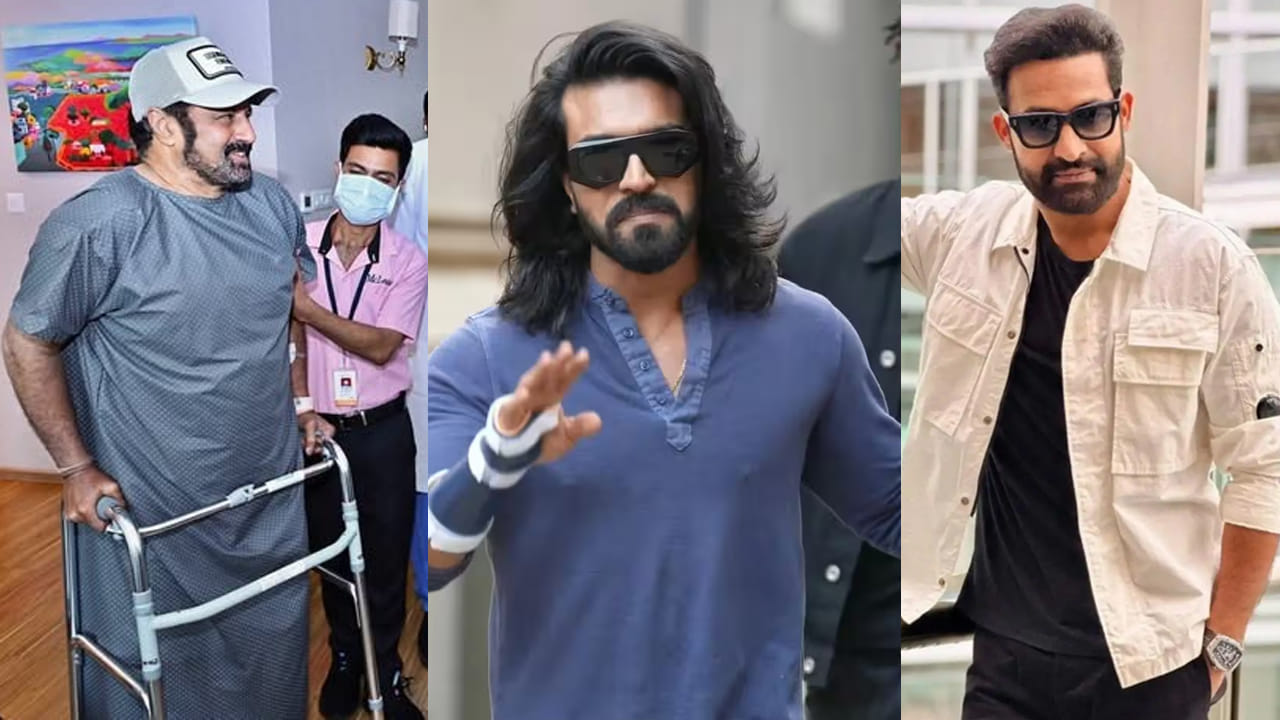Tollywood : ఒళ్లు హూనం చేసుకుంటున్న స్టార్ హీరోలు.. వరుస ప్రమాదాలతో ఫ్యాన్స్‌లో కంగారు | Tollywood stars Ram Charan, Balakrishna, Jr. NTR, Pawan Kalyan got injured recently leaving fans worried