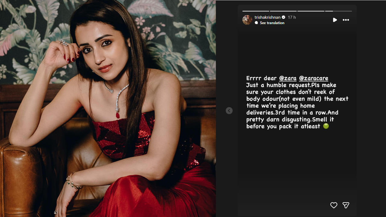 Trisha Insta Post
