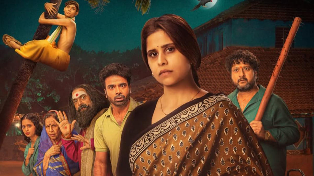 అక్కడ ఒక పెళ్లి వేడుక జరుగుతుండగా, ఆ గ్రామానికి చెందిన కేశవ్ అనే యువకుడిని దెయ్యం ఆవహించిందనే వార్త వ్యాపిస్తుంది. కరుణాకర్ గురూజీ గారి ప్రయత్నాల వల్ల, కేశవ్ శరీరంలో ఉన్న దెయ్యం తుంబాడ్ గ్రామానికి చెందిన మంజులదేనని నిర్ధారణ అవుతుంది. ఈ తుంబాడ్ మంజుల ఎవరు, ఆమె దెయ్యం కేశవ్ను ఎందుకు వెంటాడుతోంది, తుంబాడ్ గ్రామంలో నిజంగానే మంజుల ఉందా, కరుణాకర్ గురూజీ ఆ దెయ్యాన్ని తరిమికొట్టడంలో సఫలమవుతారా? ఈ ప్రశ్నలన్నింటికీ సమాధానాలు 'తుంబాడ్చి మంజుల' చిత్రంలో చాలా హాస్యభరితంగా లభిస్తాయి.