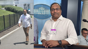 వైట్ హౌస్‌ని సందర్శించిన టీవీ9 మేనేజింగ్ ఎడిటర్ రజనీకాంత్