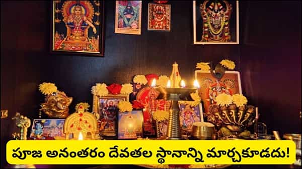 Vastu: పూజా మందిరంలో ఈ వాస్తు తప్పులు చేస్తున్నారా? దేవతల విగ్రహాల విషయంలో తప్పక తెలుసుకోవాల్సిన నియమాలు