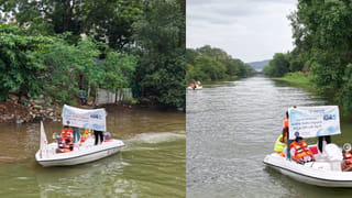 వరదలకు చెక్ పెట్టేందుకు విజయవాడ అధికారుల వినూత్న ప్లాన్.. కాలువల్లో పడవ ప్రయాణం!