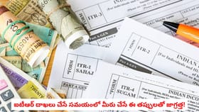 ఐటీఆర్ దాఖలు చేసే సమయంలో మీరు చేసే ఈ తప్పులతో జాగ్రత్త!