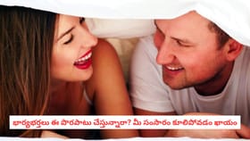 భార్యభర్తలు ఈ పొరపాటు చేస్తున్నారా? మీ సంసారం కూలిపోవడం ఖాయం