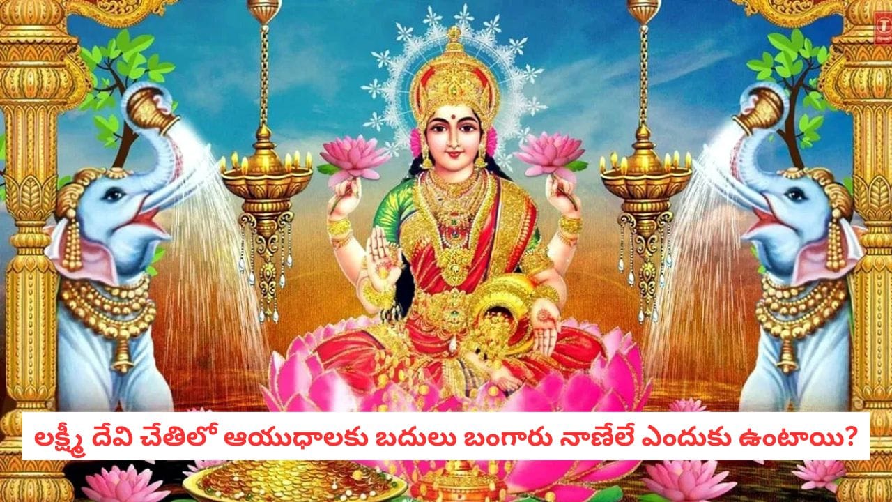 Spiritual Facts: లక్ష్మీదేవి చేతిలో ఆయుధాలు ఎందుకు ఉండవు? నిరంతరం బంగారు నాణేలు కురిపించడం వెనుక ఉన్న అసలు రహస్యం ఇదే!