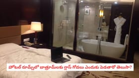హోటల్ రూమ్స్‌లో బాత్రూమ్‌లకు గ్లాస్ గోడలు ఎందుకు పెడతారో తెలుసా?