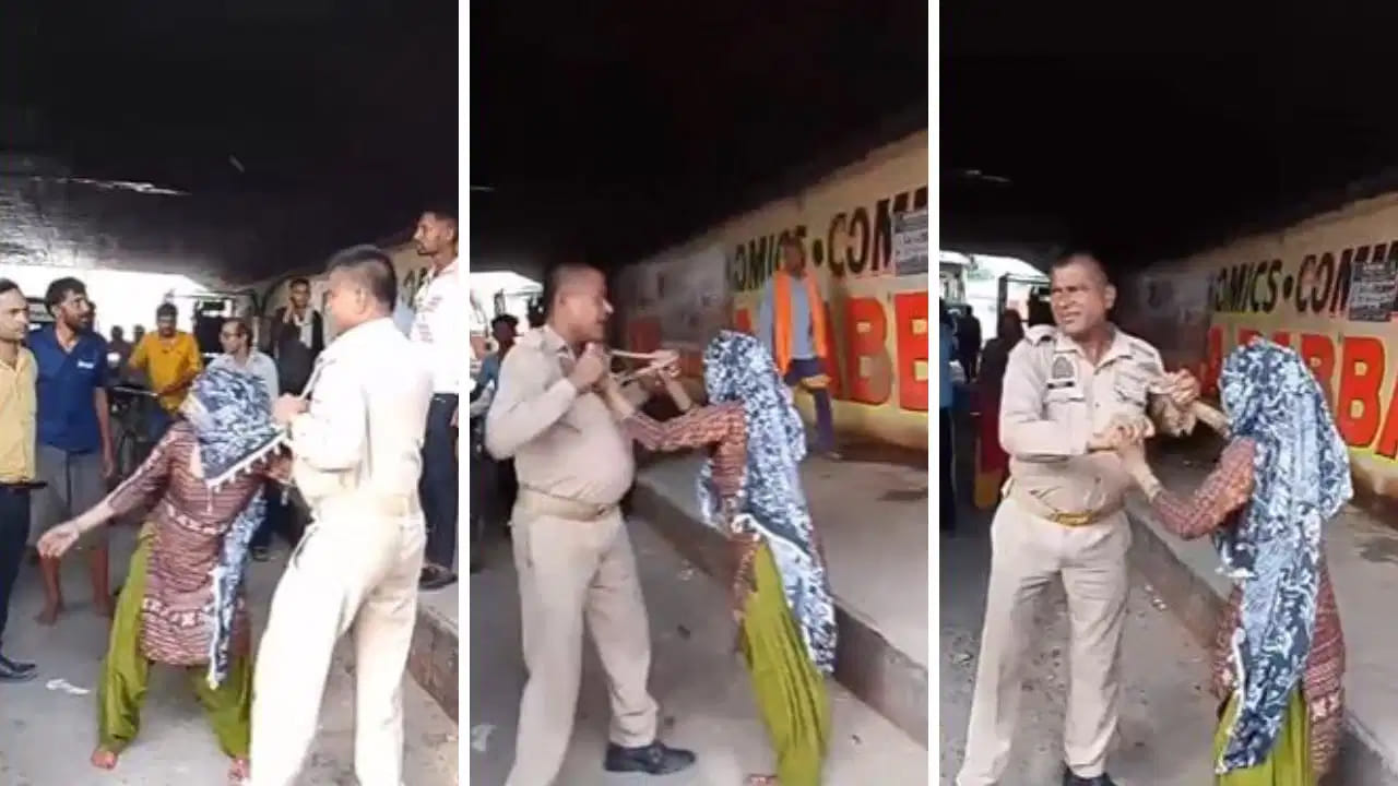 Viral Video: నడిరోడ్డుపై చెంపదెబ్బలు, తన్నులు, గుద్దులు.. హోంగార్డును చితకబాదిన మహిళ!